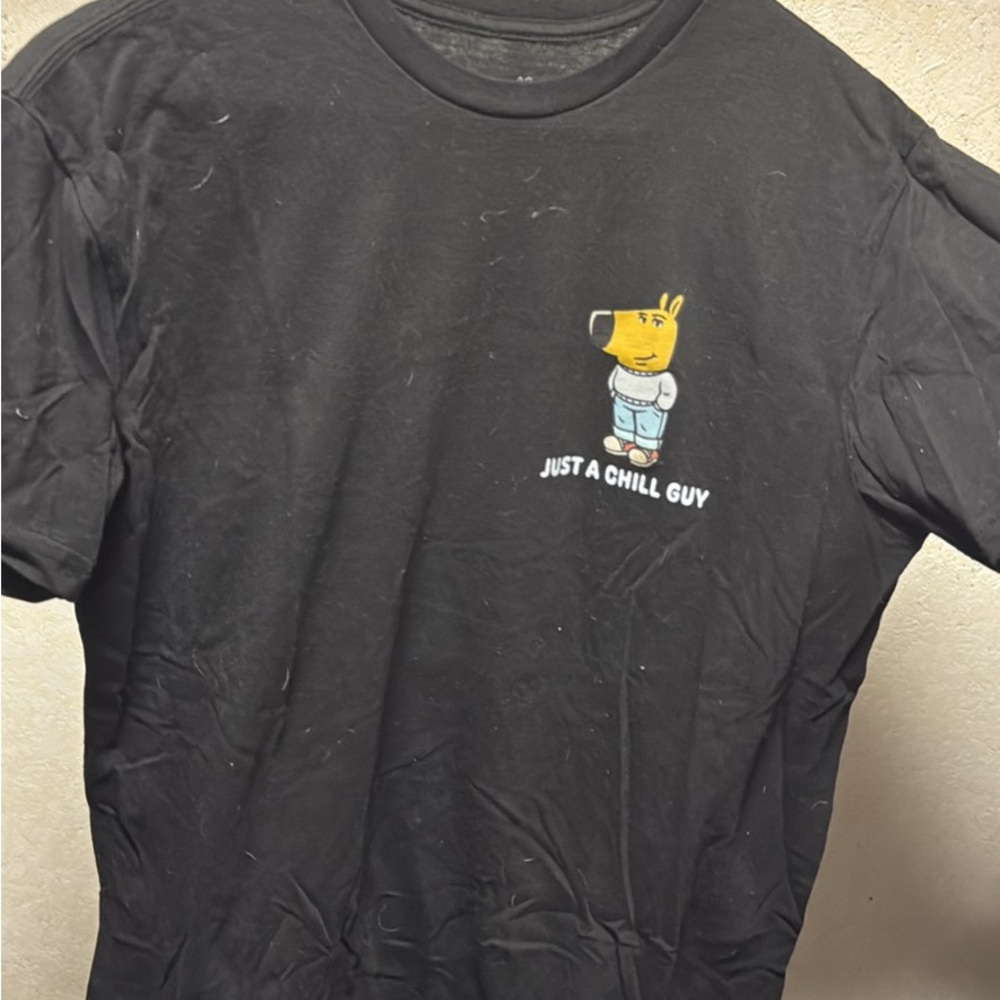 Black Graphic Tee - Just A Chill Guy